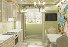 Дизайн-проект интерьера 3-х комнатной квартиры по ул.Ставропольская в Краснодаре